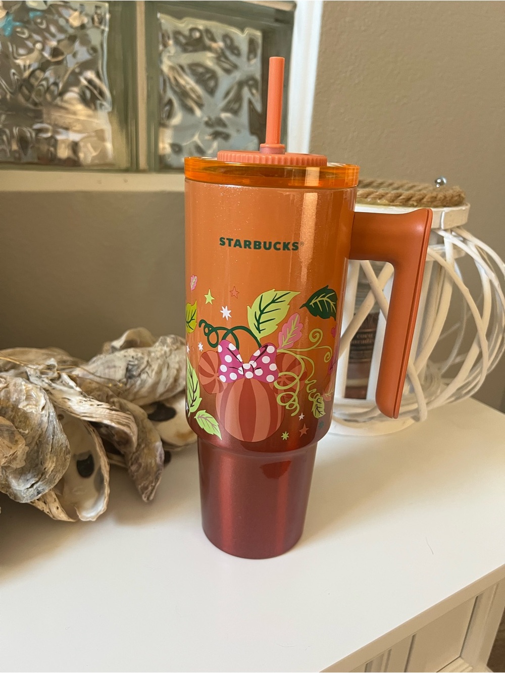 Starbucks Disney World Halloween Fall pumpkin 2025 Tumbler